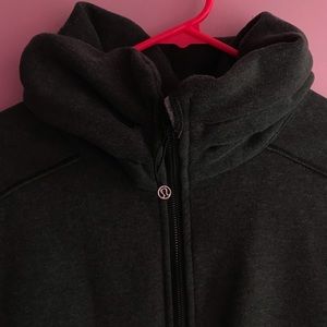 Dark Grey Lululemon zip up jacket BARLEY WORN